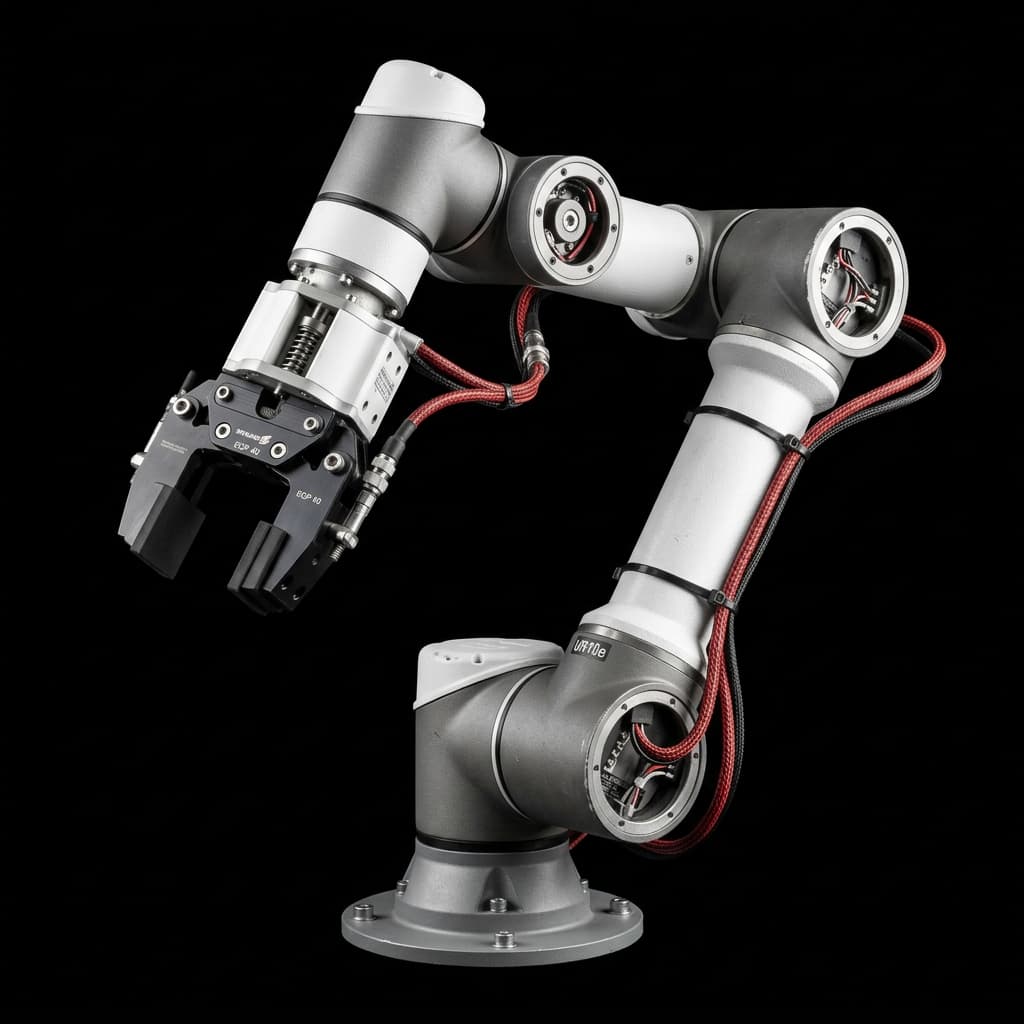 Realistic Industrial Robotic Arm